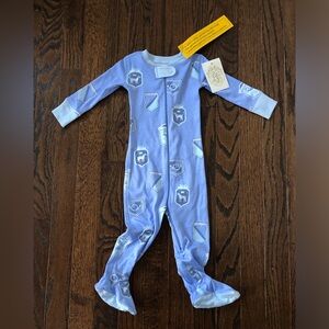 The Beaufort Bonnet Company Boys 6-12M Knox’s Night Night Footed Pajamas *NWT*